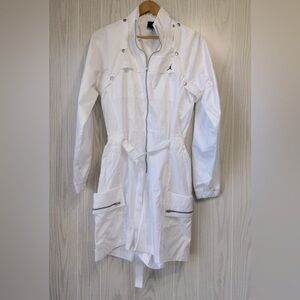 Jordan Nike White Convertible Utility Jumpsuit DD7089-100 $185 Womens Size M LNC